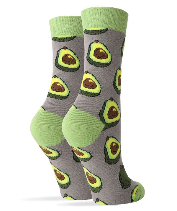 Avocado Life - Women's Funny Crew Socks - Faylinn & Co