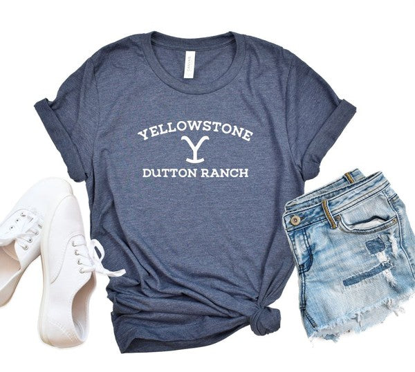 Yellowstone Dutton Ranch Boutique Style Tee - Faylinn & Co