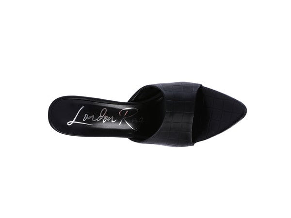 BOTTOMS UP Pointed High Heel Sandal - Faylinn & Co