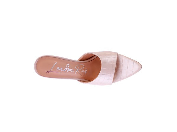 BOTTOMS UP Pointed High Heel Sandal - Faylinn & Co