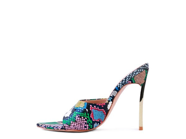 BOTTOMS UP Pointed High Heel Sandal - Faylinn & Co
