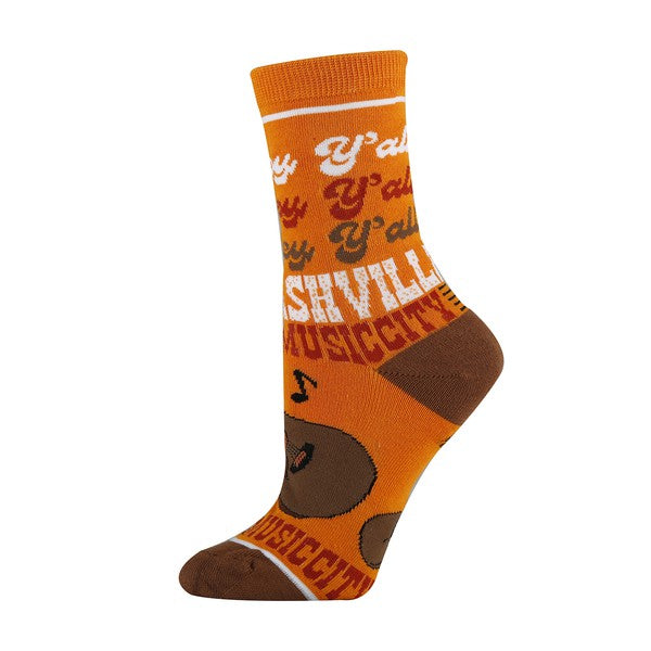 Hey Y all - Womens Crew Socks - Faylinn & Co