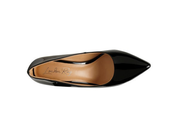 KAMIRA BLOCK HEELED FORMAL PUMPS - Faylinn & Co