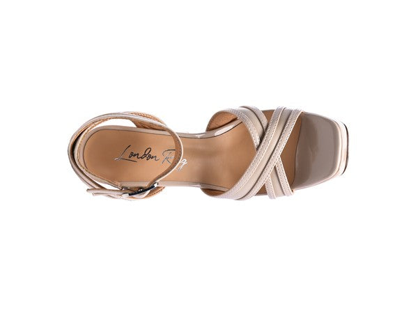 NYLE PLATFORM HEELED SANDALS - Faylinn & Co