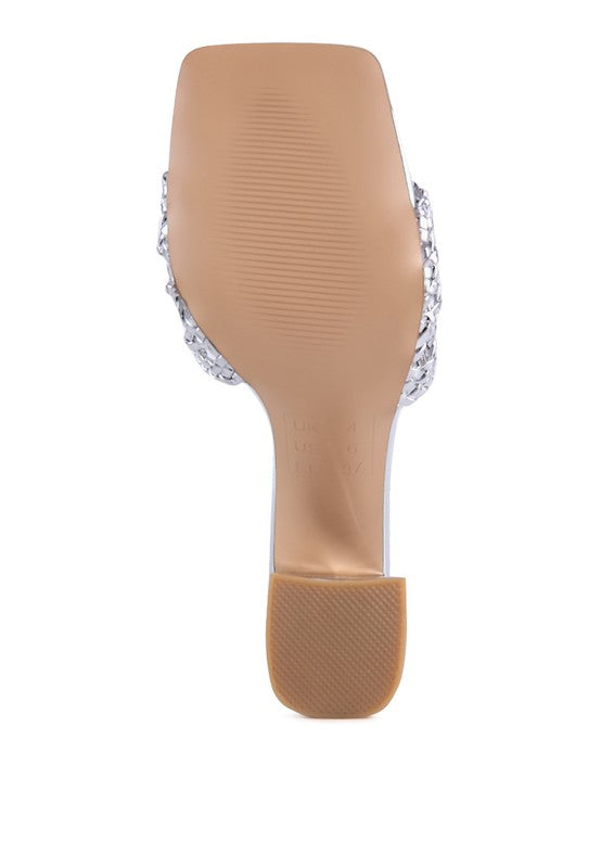 ADORBS BRAIDED STRAPS SLIDER SANDALS - Faylinn & Co