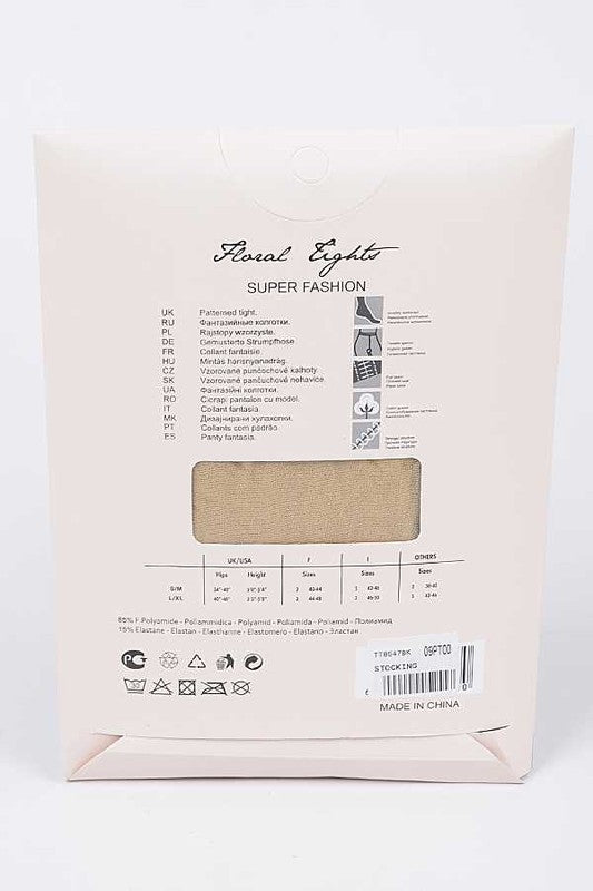 2 Tone Fashion Tights - Faylinn & Co