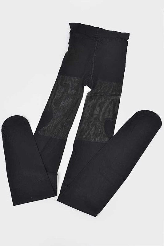 Heart Designed 2 Tone Fashion Tights - Faylinn & Co