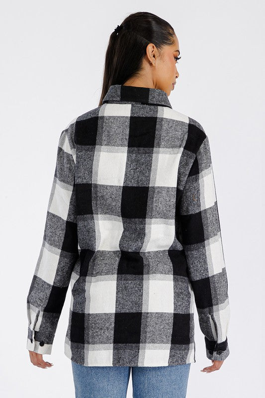 Boyfriend Oversized Soft Flannel Shacket - Faylinn & Co