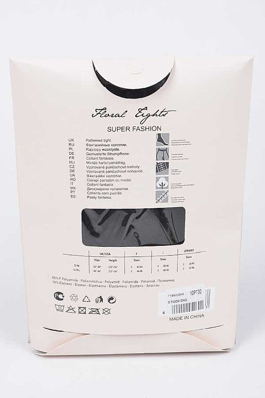 Ribbon Wrapped Opaque Premium Tights - Faylinn & Co