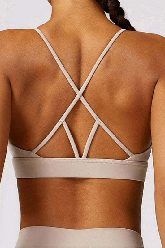 Tight brushed back yoga bras - Faylinn & Co
