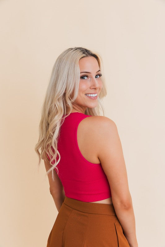 Ultra Comfy Everyday Ribbed Crop Top - Faylinn & Co
