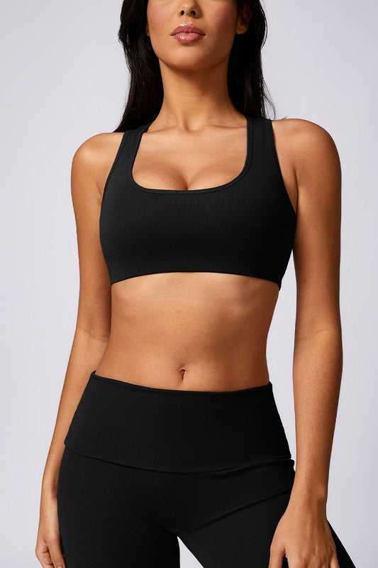 Beautiful back running tight yoga sport bras - Faylinn & Co