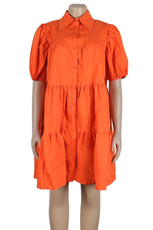 WOMEN FASHION BABY DOLL DRESS - Faylinn & Co