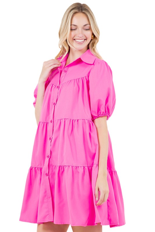 WOMEN FASHION BABY DOLL DRESS - Faylinn & Co