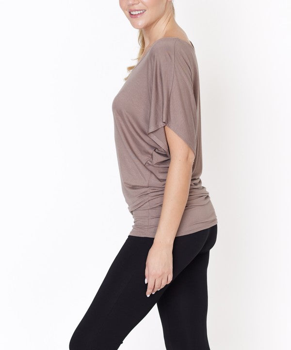 BAMBOO SK U NECK TUNIC - Faylinn & Co