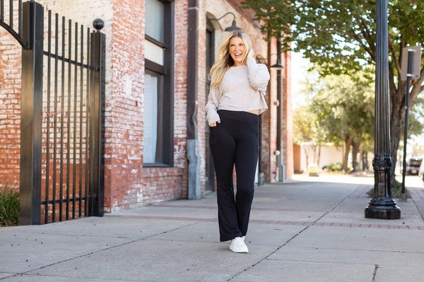 The Vanessa 27 inch Bootcut Leggings - Faylinn & Co