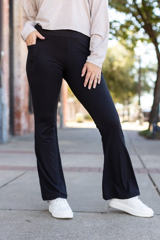 The Vanessa 27 inch Bootcut Leggings - Faylinn & Co