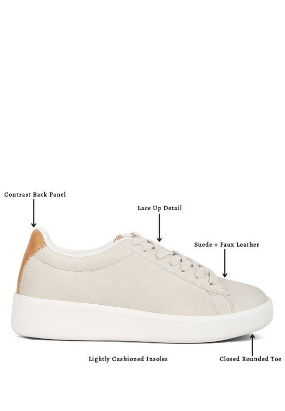 Minky Lace Up Casual Sneakers - Faylinn & Co