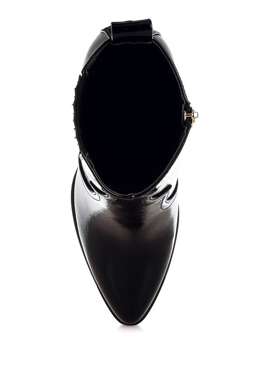 Cornus Pointed Toe Ankle Boots - Faylinn & Co