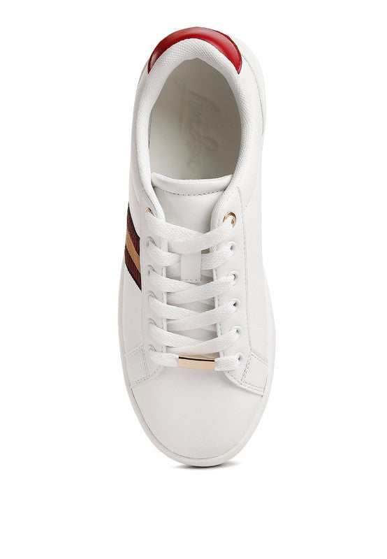 Loyalty Embroidery Detail Sneakers - Faylinn & Co