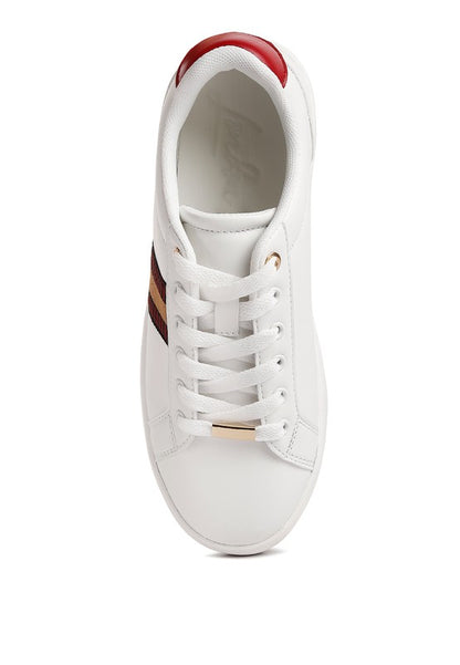 Loyalty Embroidery Detail Sneakers - Faylinn & Co
