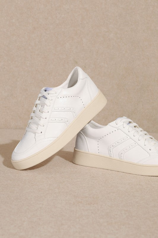 low Top, lace up, Sneakers - Faylinn & Co