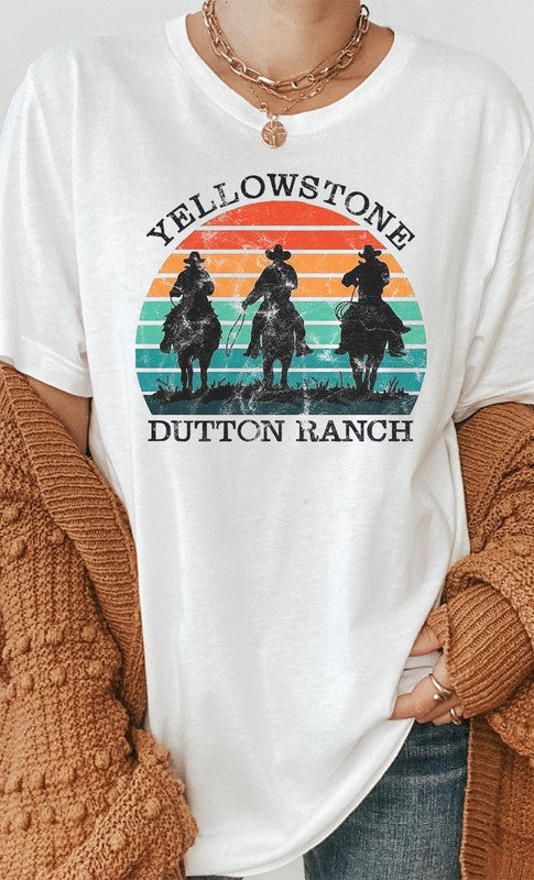 Yellowstone Dutton Ranch PLUS Western Graphic Tee - Faylinn & Co