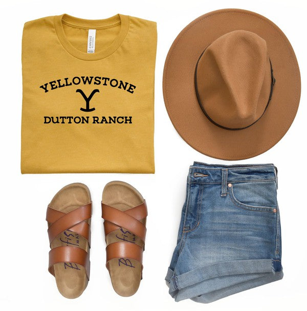 Yellowstone Dutton Ranch Boutique Style Tee - Faylinn & Co
