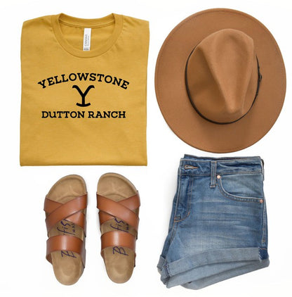 Yellowstone Dutton Ranch Boutique Style Tee - Faylinn & Co