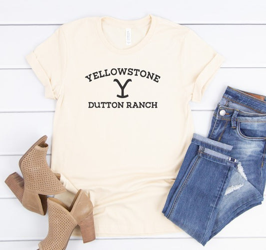 Yellowstone Dutton Ranch Boutique Style Tee - Faylinn & Co