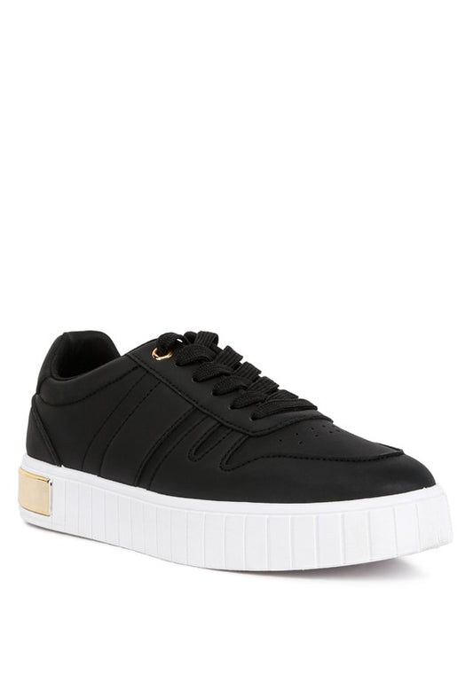 Welsh Panelling Detail Sneakers - Faylinn & Co