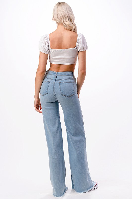 CROSS STRAP CROP TOP - Faylinn & Co