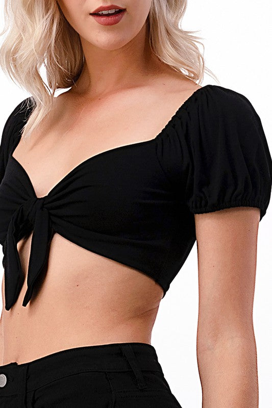 CROSS STRAP CROP TOP - Faylinn & Co
