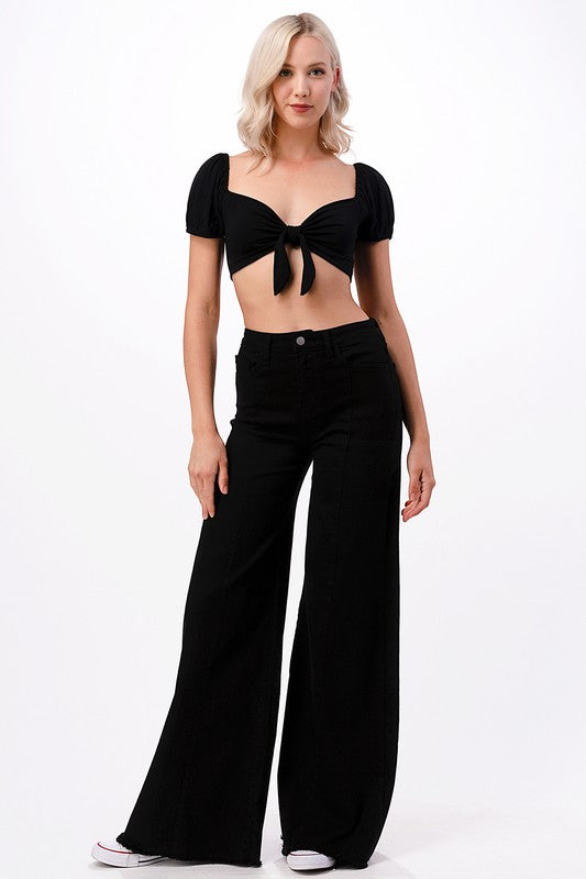 CROSS STRAP CROP TOP - Faylinn & Co