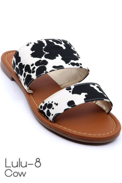 Two Band Slide Sandal - Faylinn & Co