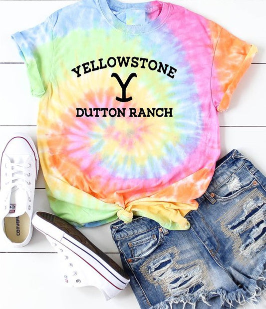 Yellowstone Dutton Ranch Short Sleeve Tee - Faylinn & Co