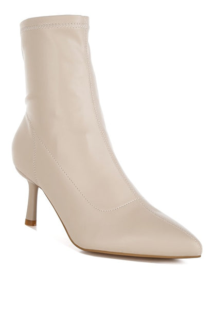 Pumila Stiletto Heel Sock Boots - Faylinn & Co