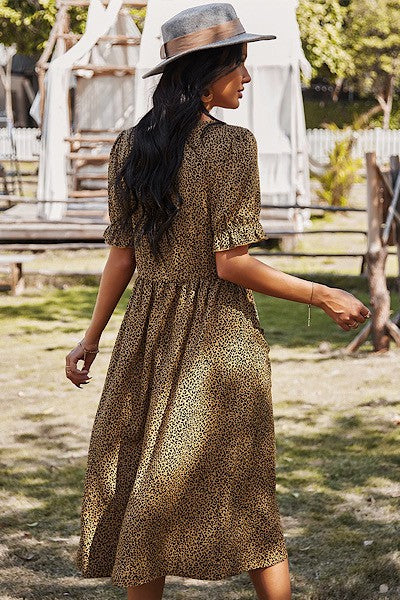Leopard dress - Faylinn & Co