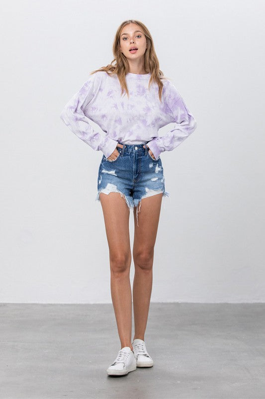 HIGH RISE PREMIUM DENIM SHORTS - Faylinn & Co