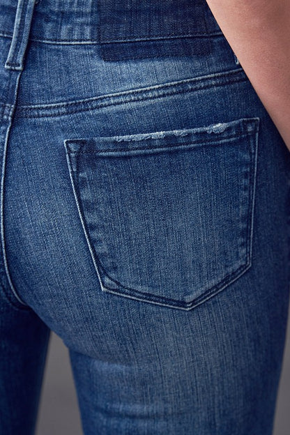 Frayed Hem Flare Jeans - Faylinn & Co