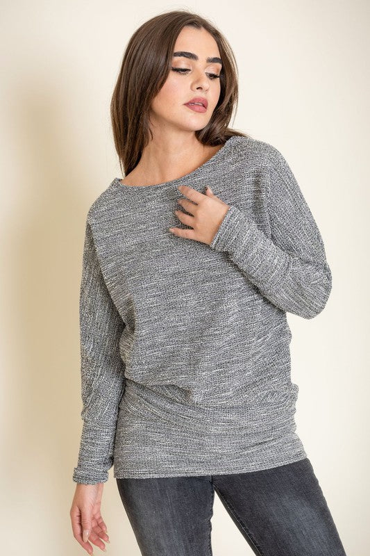 Tweed Blouson Tunic - Faylinn & Co