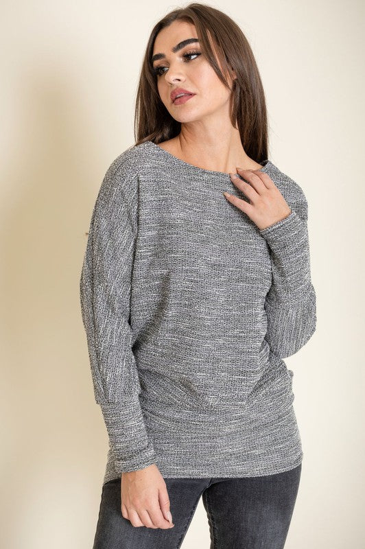 Tweed Blouson Tunic - Faylinn & Co