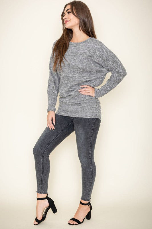 Tweed Blouson Tunic - Faylinn & Co