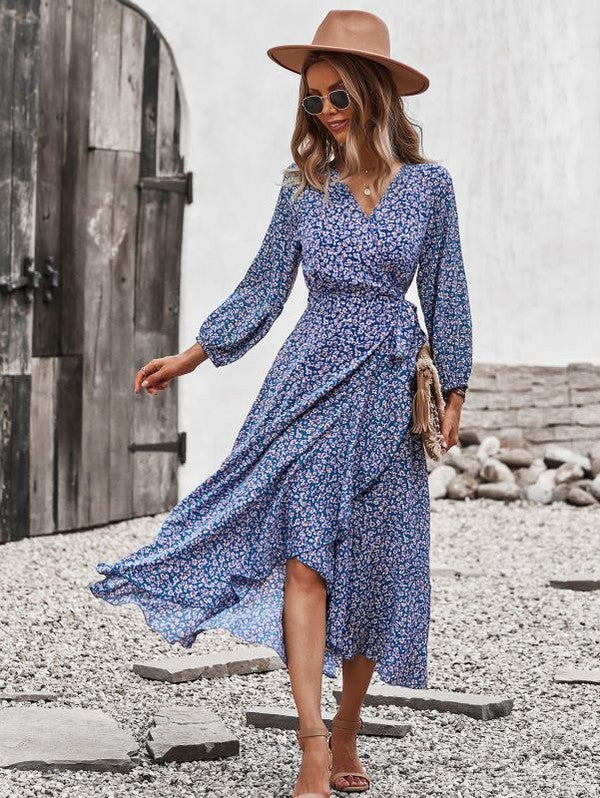 Printed midi dress - Faylinn & Co