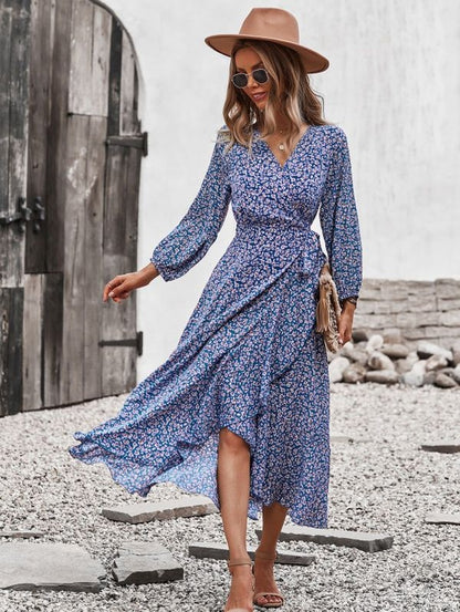 Printed midi dress - Faylinn & Co