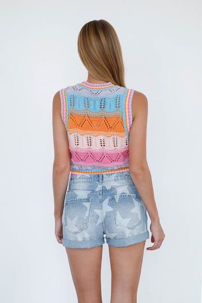 Star Print Shorts - Faylinn & Co