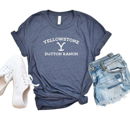 Yellowstone Dutton Ranch Boutique Style Tee - Faylinn & Co