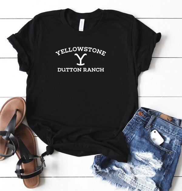 Yellowstone Dutton Ranch Boutique Style Tee - Faylinn & Co