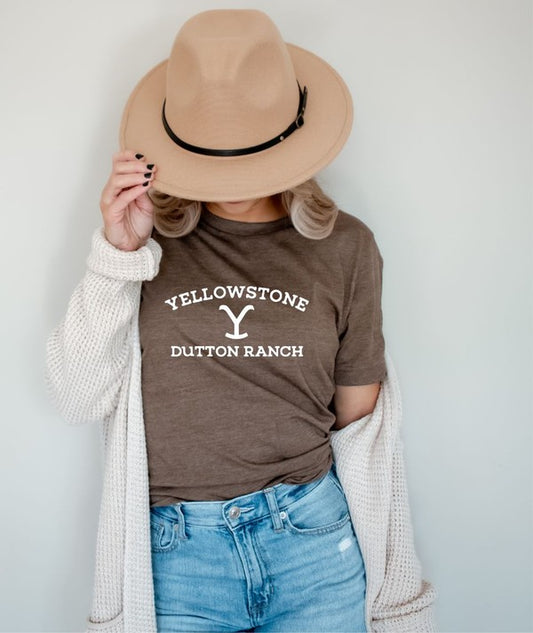 Yellowstone Dutton Ranch Boutique Style Tee - Faylinn & Co