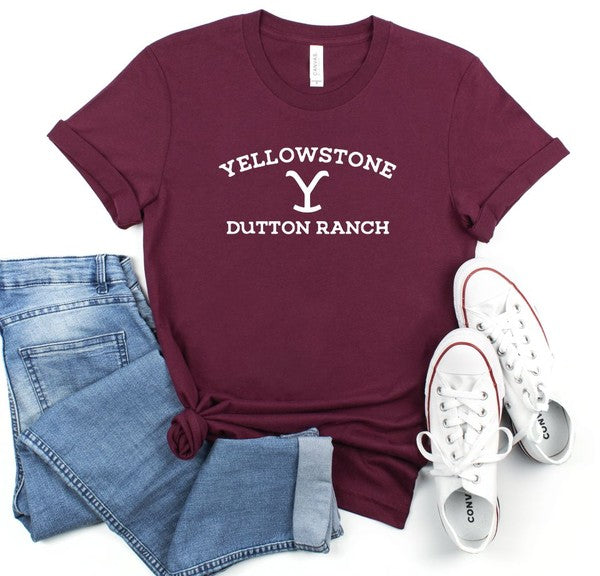 Yellowstone Dutton Ranch Boutique Style Tee - Faylinn & Co